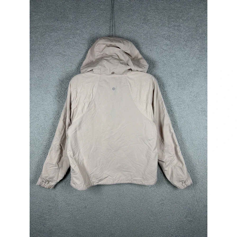 Lululemon Always Effortless Jacket Women's 6 Pink Hooded Full Zip Utility W4AX8S
